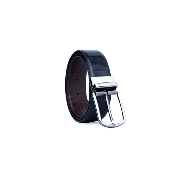 Single Side Kata Profile Black Leather Belts for Men - SKP110 BK