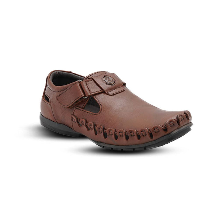 Leather Sandals for Men - 1076- TN/BN