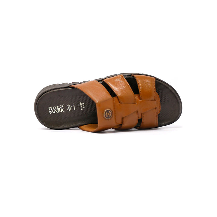 Men's Leather Slip on Sandal- 1131TN