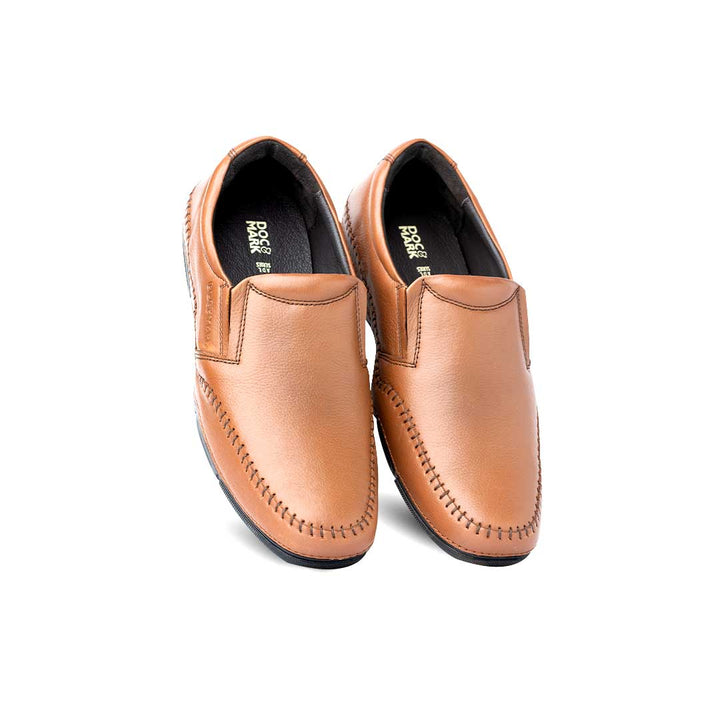 Men's Casual Shoes Crafted with Full Grain Leather  - 933 TN/BK