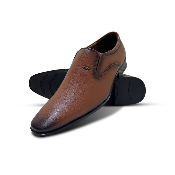 Men's Full Grain Leather Formal Shoes - 615BK/TN