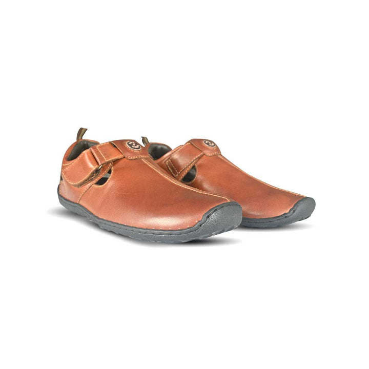 Elegent Leather Sandals for Men - 1606-DTN