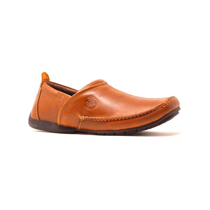Men's Genuine Leather Loafer- 503DTN & BK
