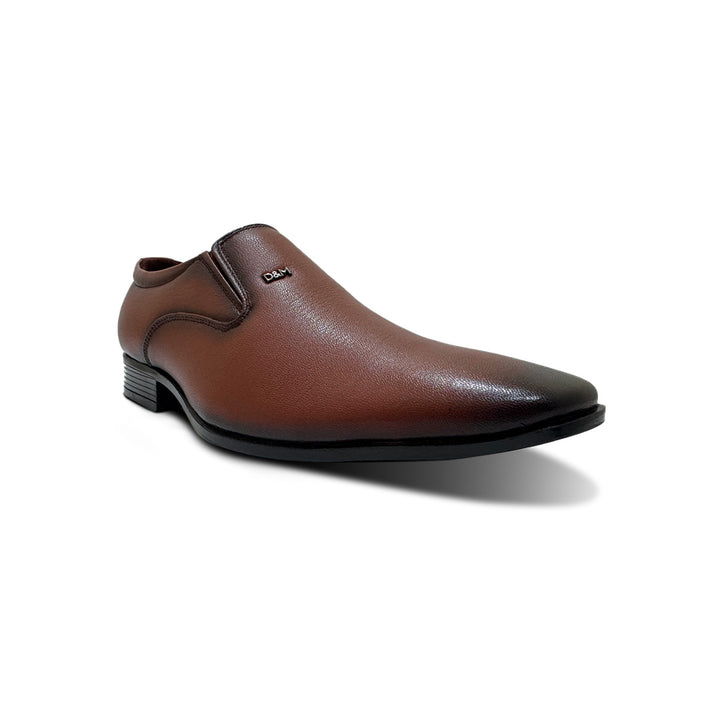 Men's Full Grain Leather Formal Shoes - 615BK/TN