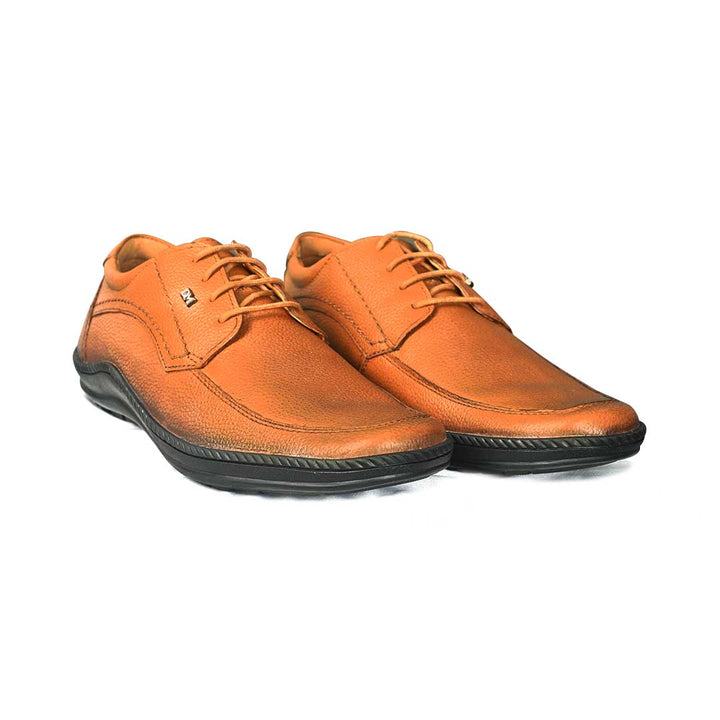 Full Grain Leather Formal Shoes - 734 BK/TN