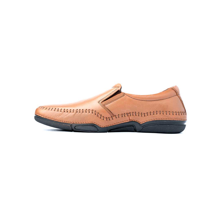 Men's Casual Shoes Crafted with Full Grain Leather  - 933 TN/BK