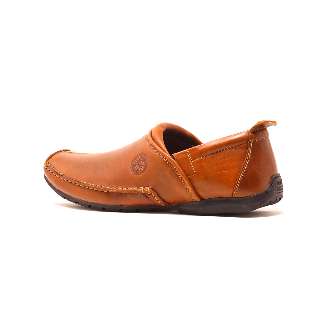 Men's Genuine Leather Loafer- 503DTN & BK