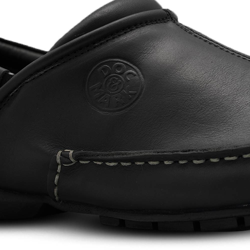 Men's Genuine Leather Loafer- 503DTN & BK