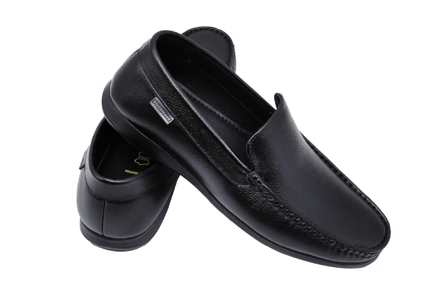 Men's Stylish Leather Loafers  621 BK/ CBN