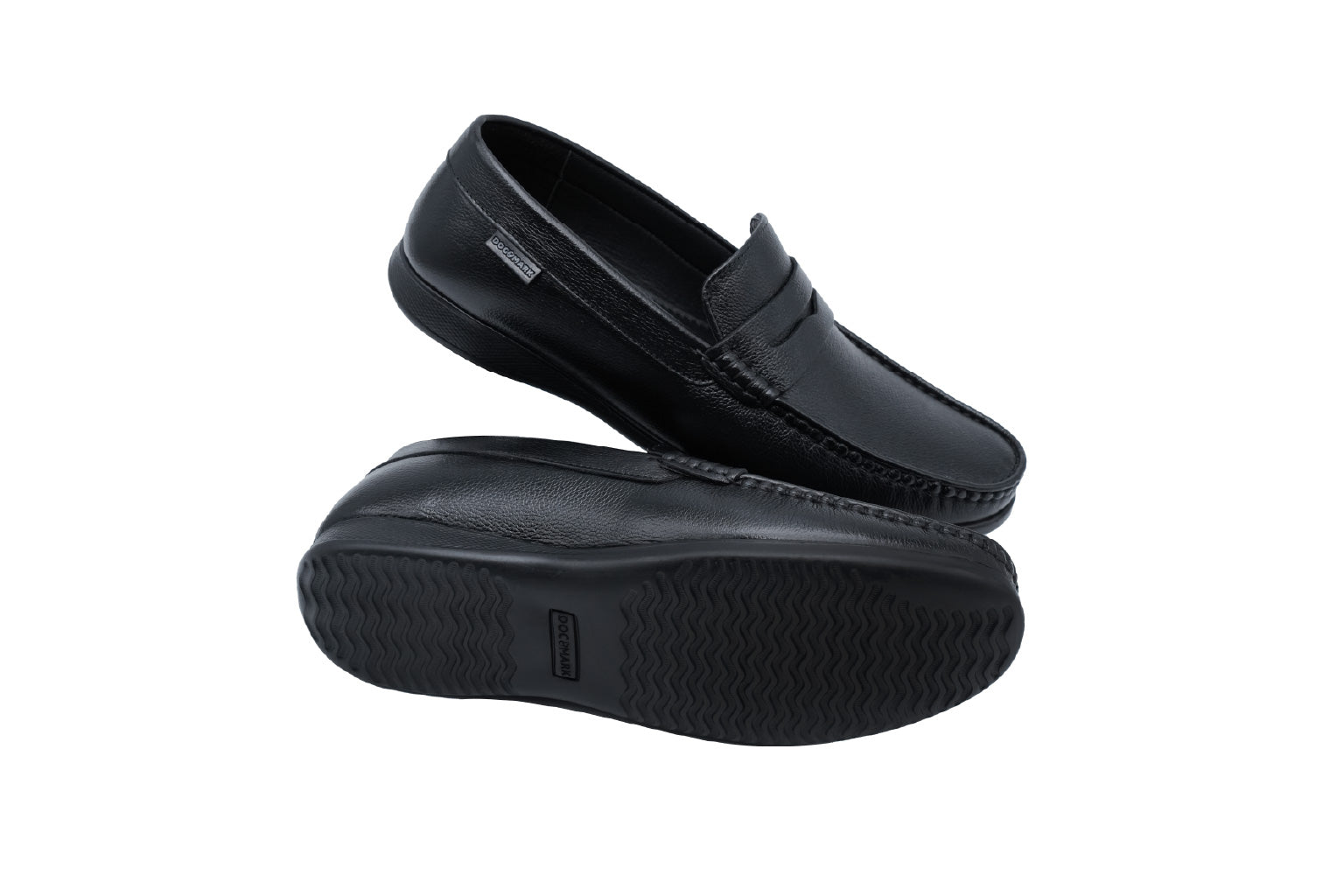 Men's Stylish Leather Loafers  625 BK/ CBN