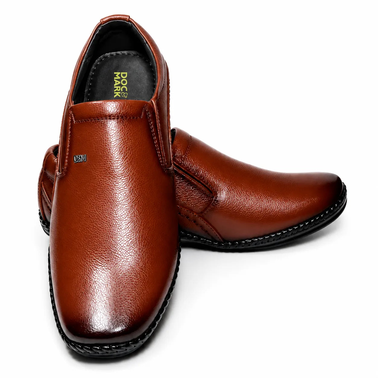 Formal Leather Shoes for Men - 689 BK/TN