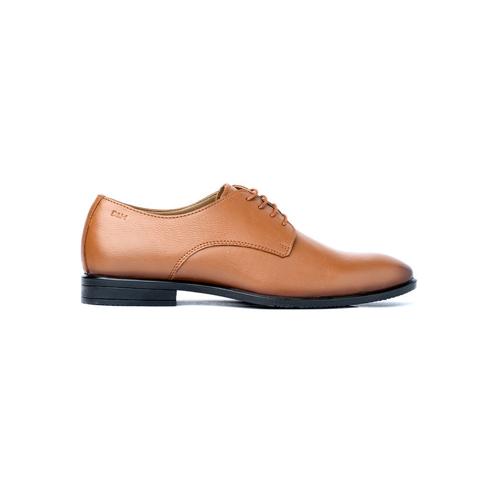 Men's Formal-Full Grain Leather Crafted Shoes - 854 TN/BK