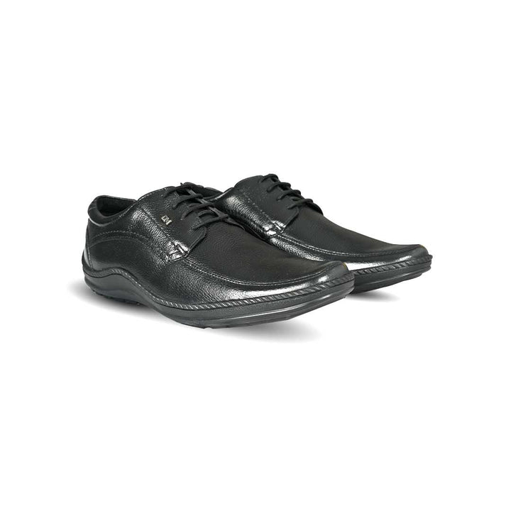 Full Grain Leather Formal Shoes - 734 BK/TN