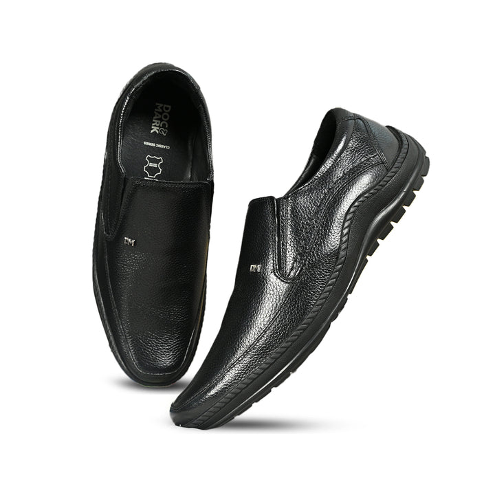 Full Grain Leather Formal Shoes - 735 BK