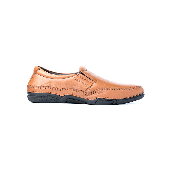 Men's Casual Shoes Crafted with Full Grain Leather  - 933 TN/BK