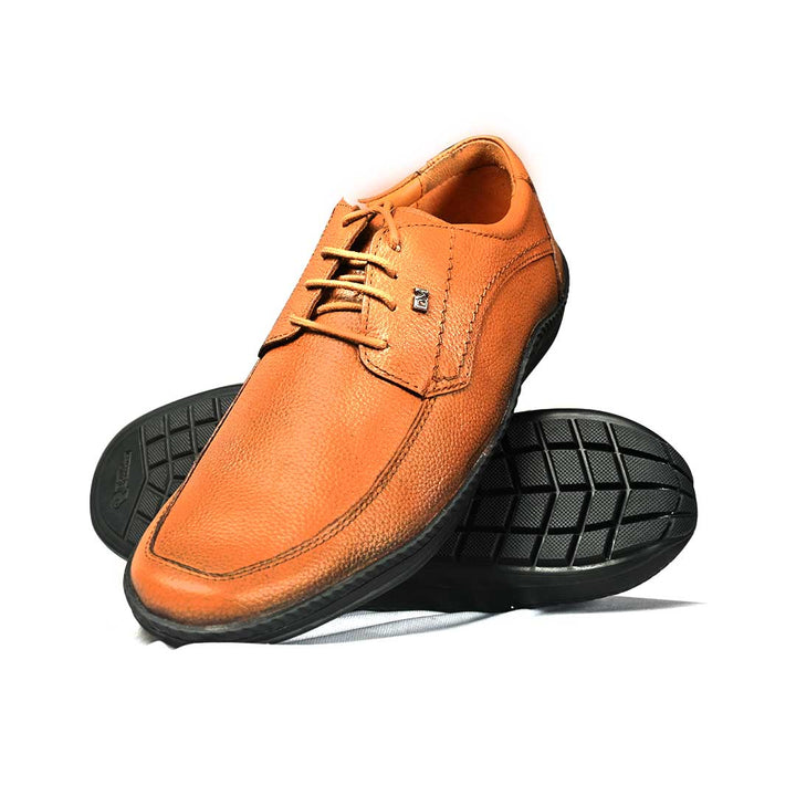 Full Grain Leather Formal Shoes - 734 BK/TN