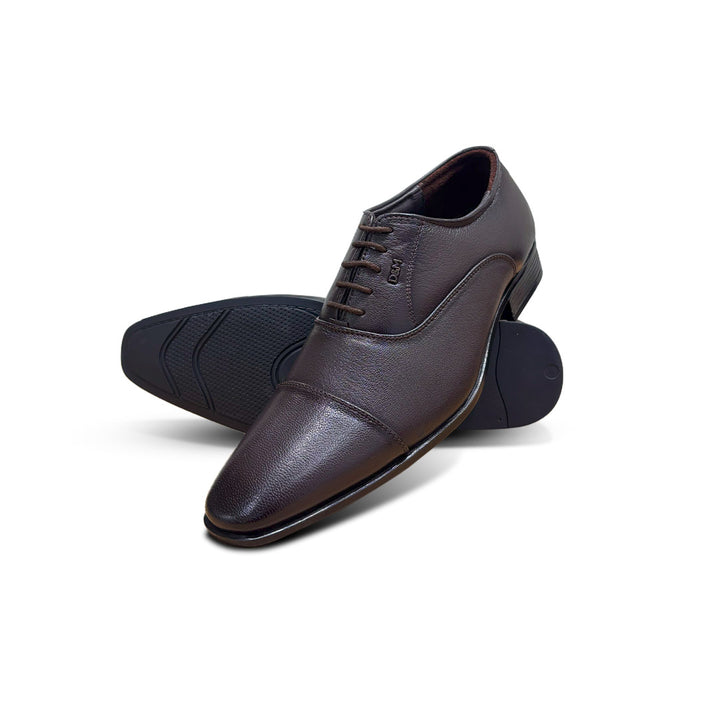 Men's Full Grain Leather Formal Shoes - 616BK/DBN