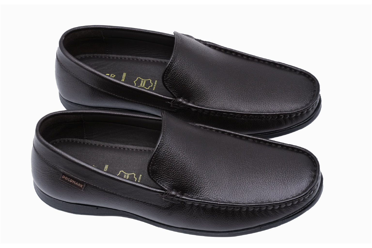Men's Stylish Leather Loafers  621 BK/ CBN