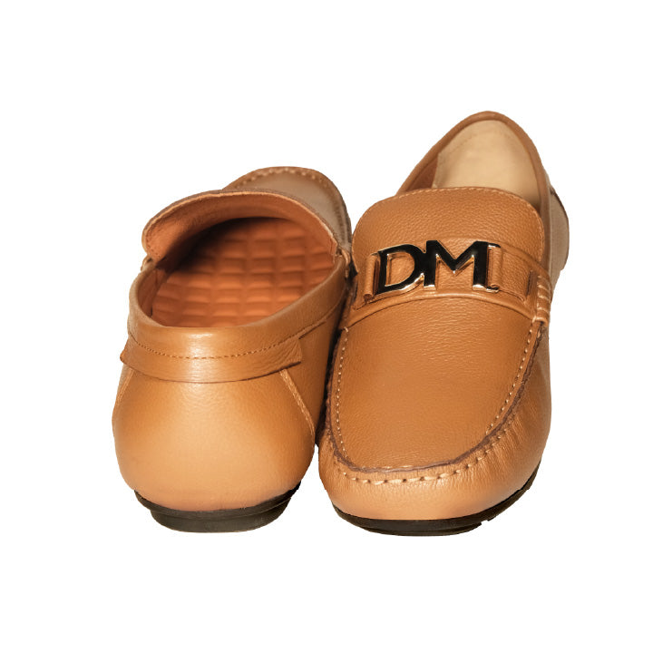 Men's Stylish Leather Loafer- 825 BK/TN