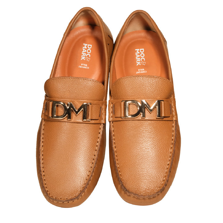 Men's Stylish Leather Loafer- 825 BK/TN