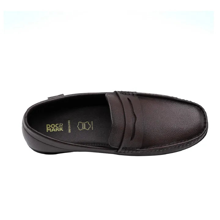Men's Stylish Leather Loafers  625 BK/ DBN