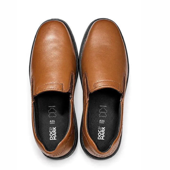 Formal Leather Shoes for Men - 886 TN/BK