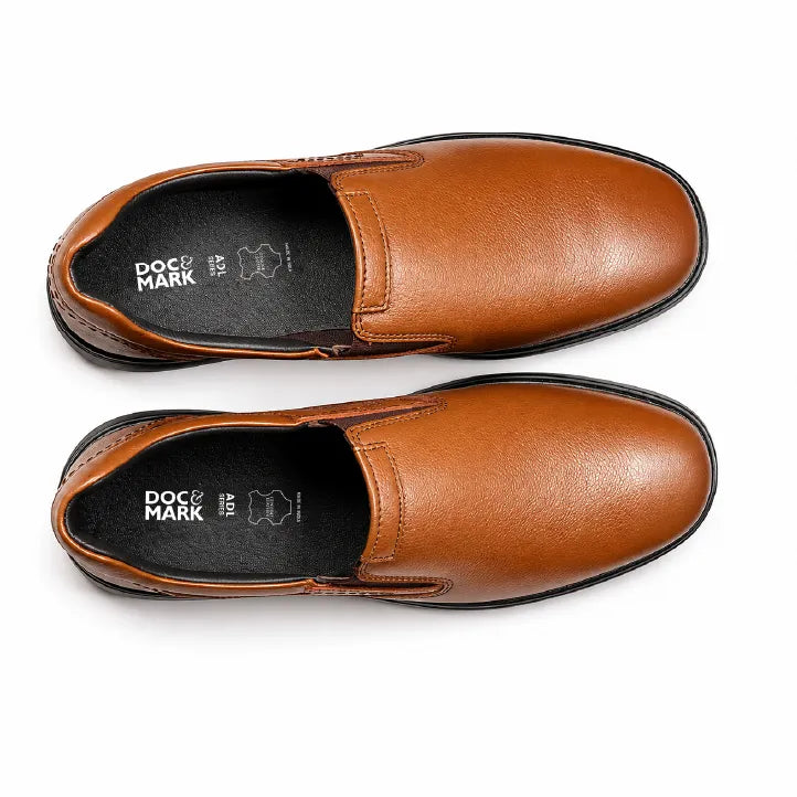 Formal Leather Shoes for Men - 886 TN/BK