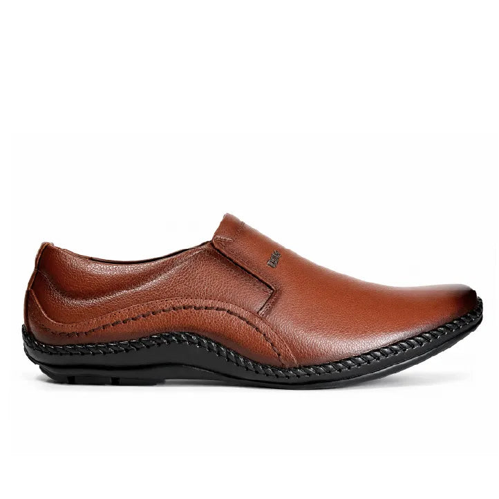 Genuine Leather Derbys Formal Shoes- 688 BK / TN