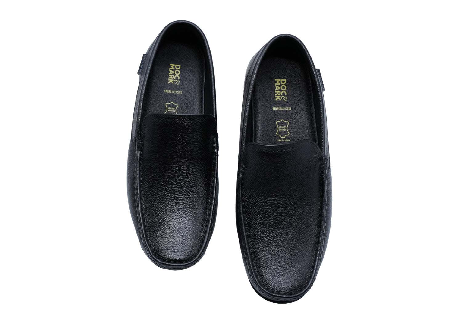 Men's Stylish Leather Loafers  621 BK/ CBN