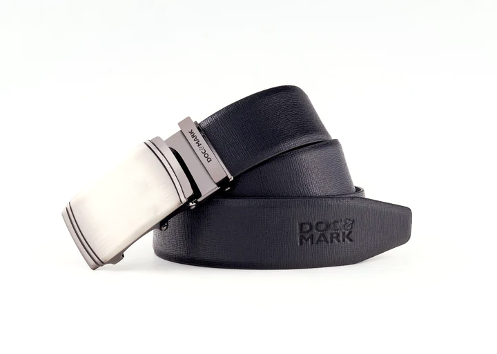Auto Lock Reversible Leather Belt - AL106REV