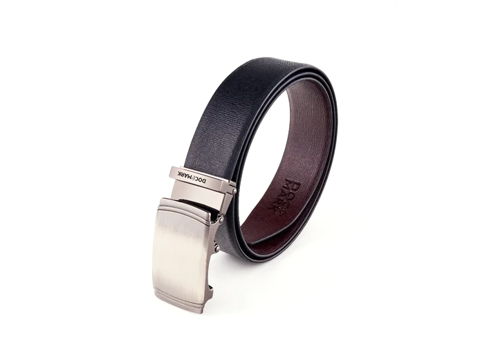Auto Lock Reversible Leather Belt - AL106REV