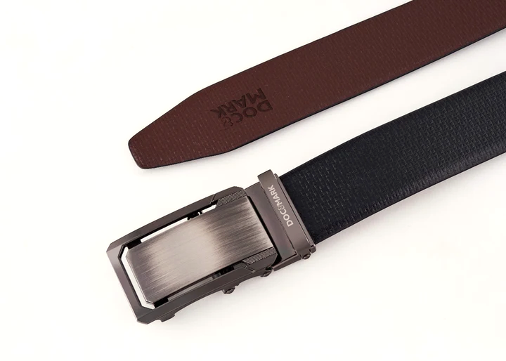 Auto Lock Reversible Leather Belt - Model AL100REV