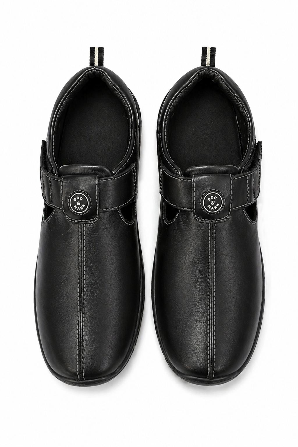 Elegent Leather Sandals for Men - 1606-DTN & BK