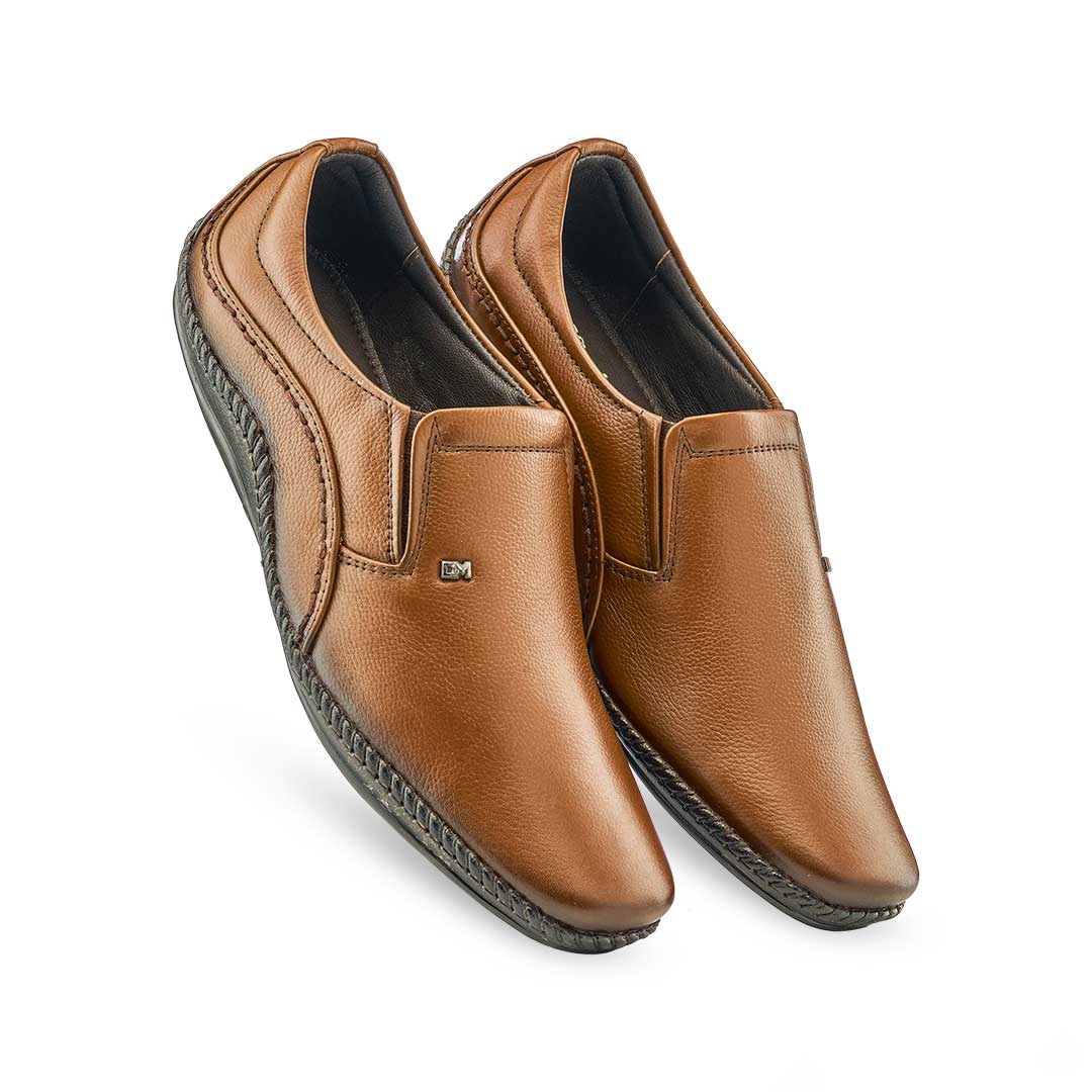 Formal Leather Shoes for Men - 689 BK/TN