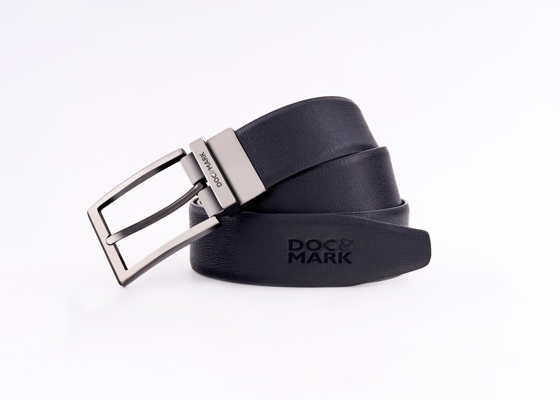 Premium Leather Men Kata Turning Buckle Belt KT154REV