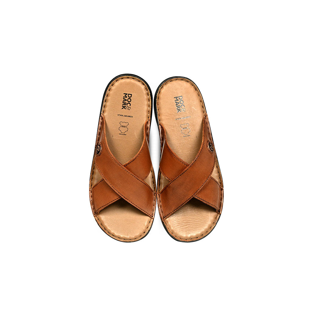 Men s Leather Thong Sandal Thong Sandals DOC MARK
