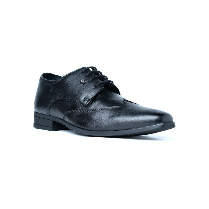 Full-Grain Leather Formal Shoes - 718 BK/TN