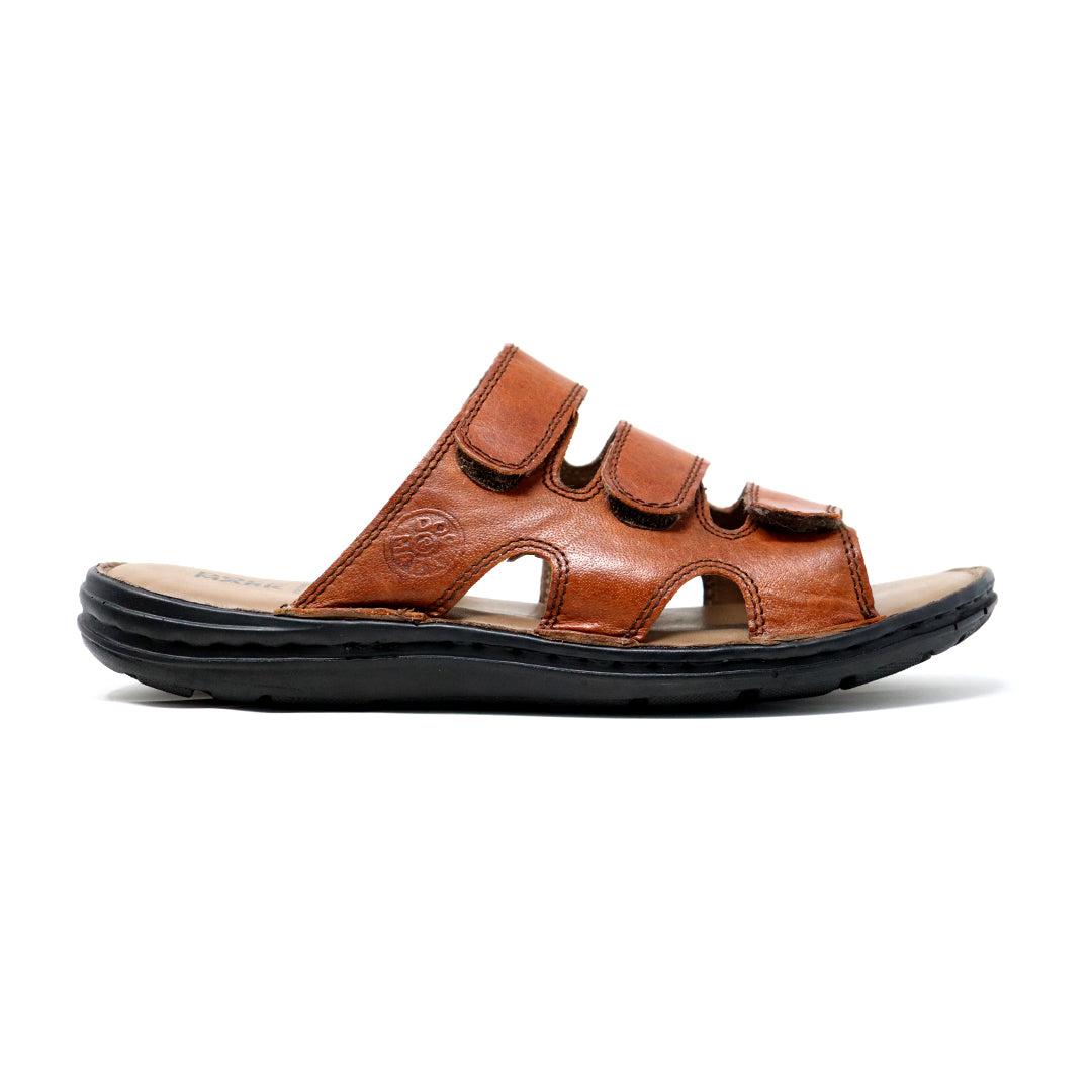 Men's Leather Sandals Flat Bottom Lightweight Slippers Casual Sandals Men's  Formal Sandals | Lazada PH