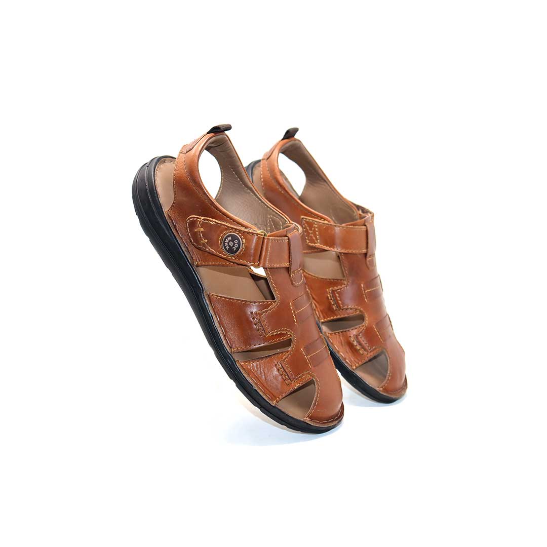 Benjamin Handmade Brown Leather Jesus Sandals, Clothing | My Jerusalem Store