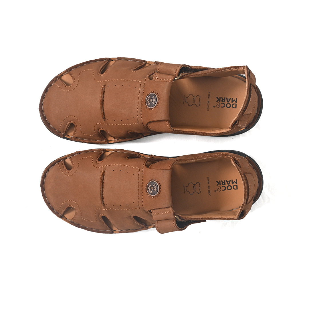 DOC & MAC - LEATHER SANDALS FOR MEN, Men's Fashion, Footwear, Casual shoes  on Carousell