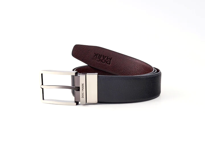 Premium Leather Men Kata Turning Buckle Belt KT105REV