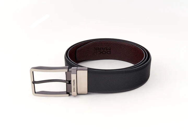 Premium Leather Men Kata Turning Buckle Belt KT105REV