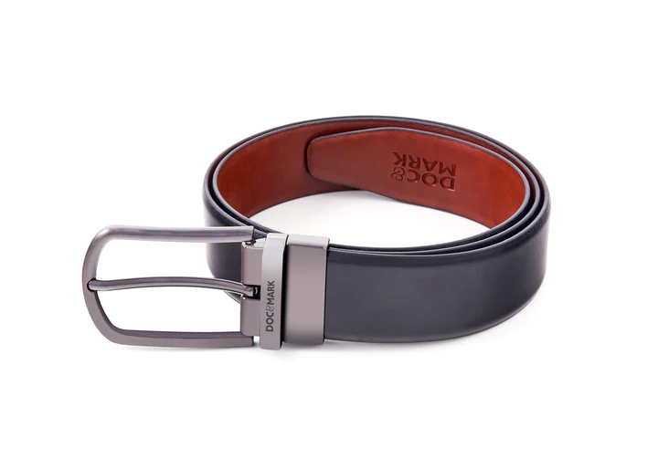 Premium Leather Men Kata Turning Buckle Belt KT152REV
