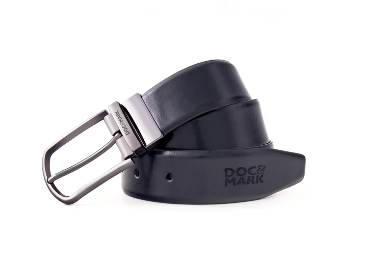 Premium Leather Men Kata Turning Buckle Belt KT152REV