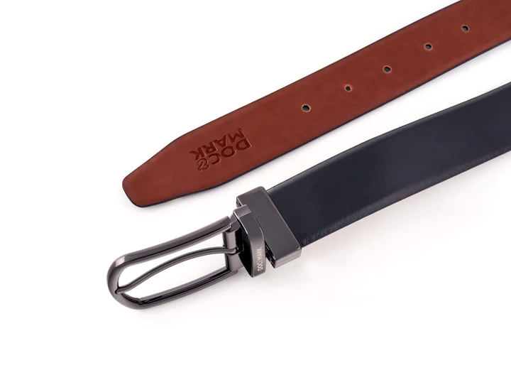 Premium Leather Men Kata Turning Buckle Belt KT152REV