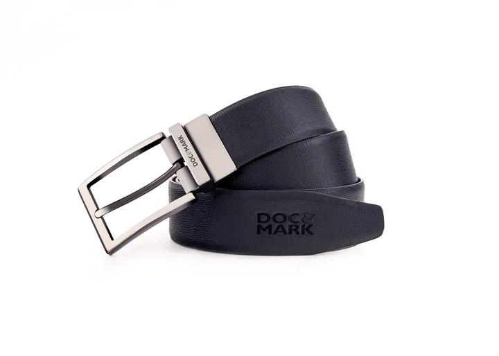 Premium Leather Men Kata Turning Buckle Belt KT154REV