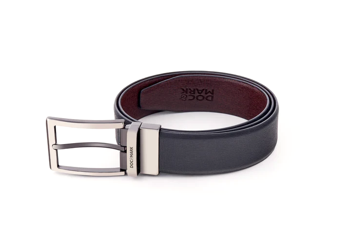 Premium Leather Men Kata Turning Buckle Belt KT154REV