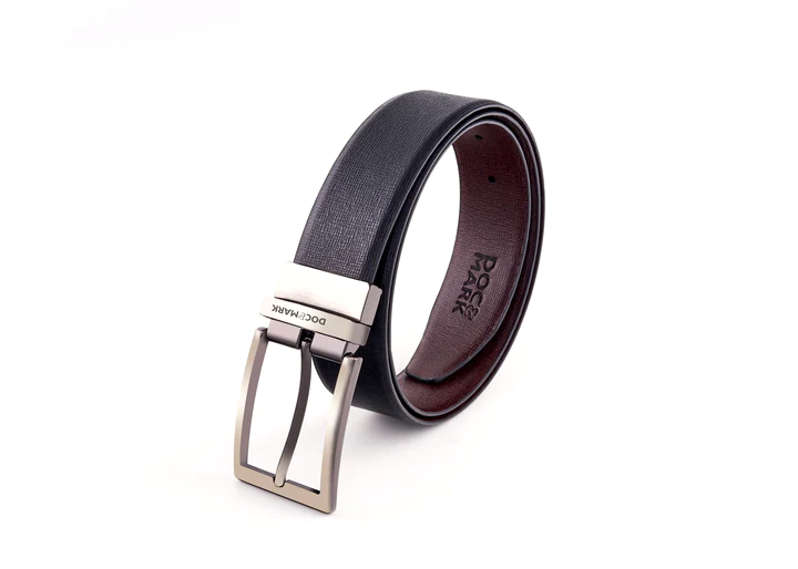 Premium Leather Men Kata Turning Buckle Belt KT154REV