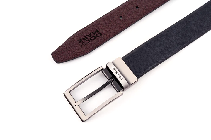 Premium Leather Men Kata Turning Buckle Belt KT154REV