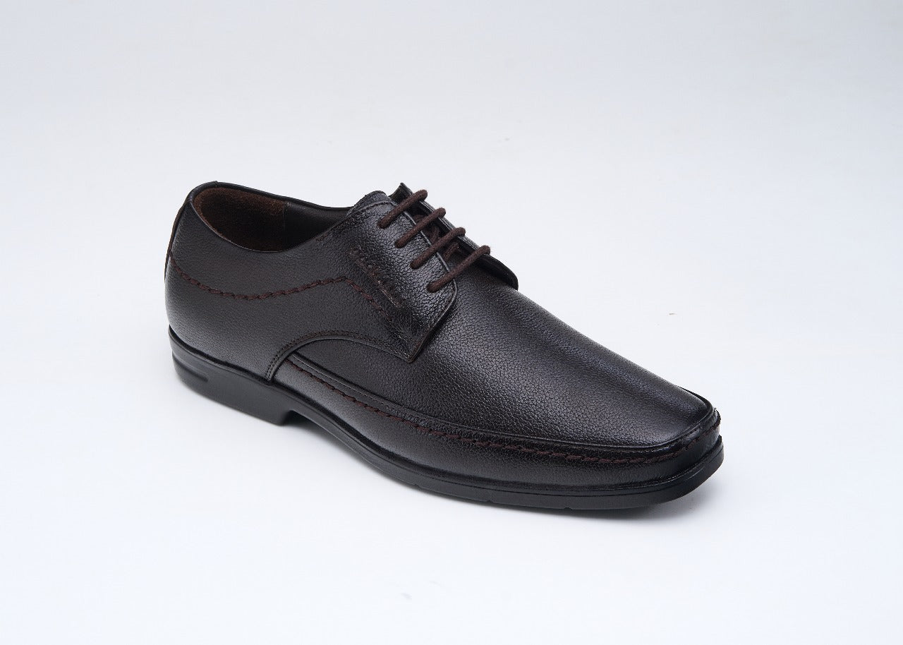 Airport-Friendly Leather Shoes 636 BK / DBN